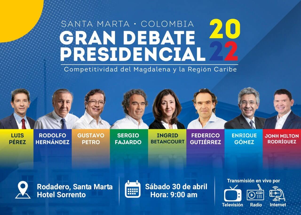 <strong>GRAN DEBATE PRESIDENCIAL EN SANTA MARTA</strong>