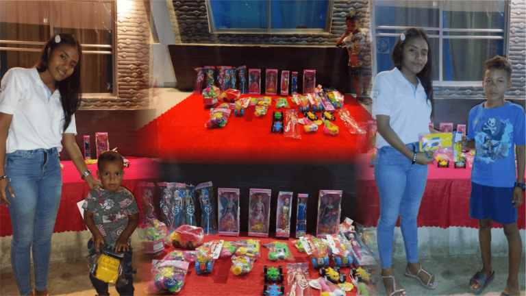 Magdalena Joven Lleva Alegría a Bahía Onda: Regalos que Transforman Sonrisas