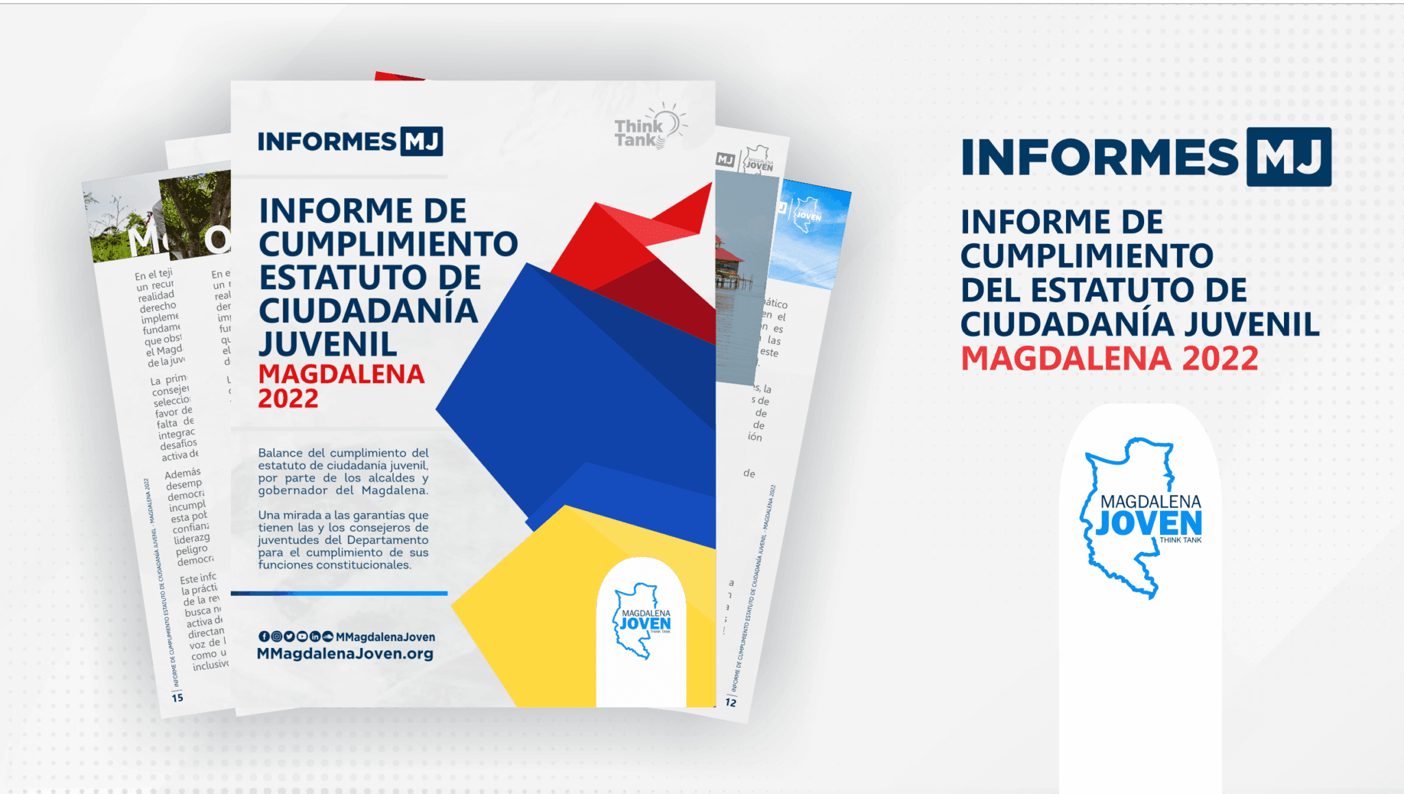 MAGDALENA JOVEN PRESENTA INFORME DE CUMPLIMIENTO DEL ESTATUTO DE CIUDADANÍA JUVENIL